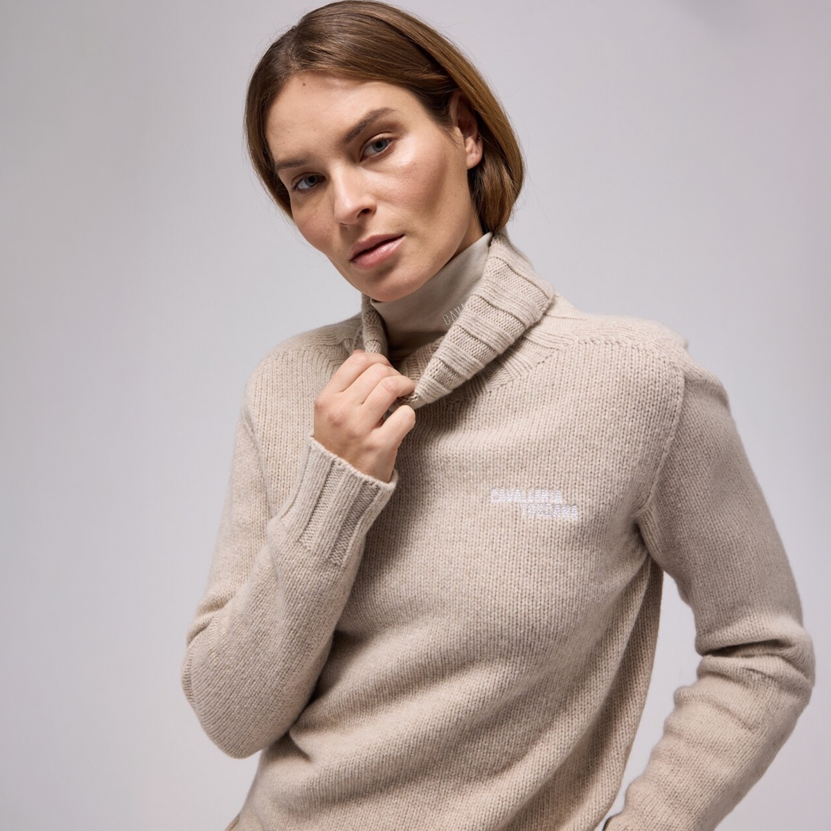 Cavalleria Toscana Ladies Pure Wool Turtleneck Sweater – Rainy Day