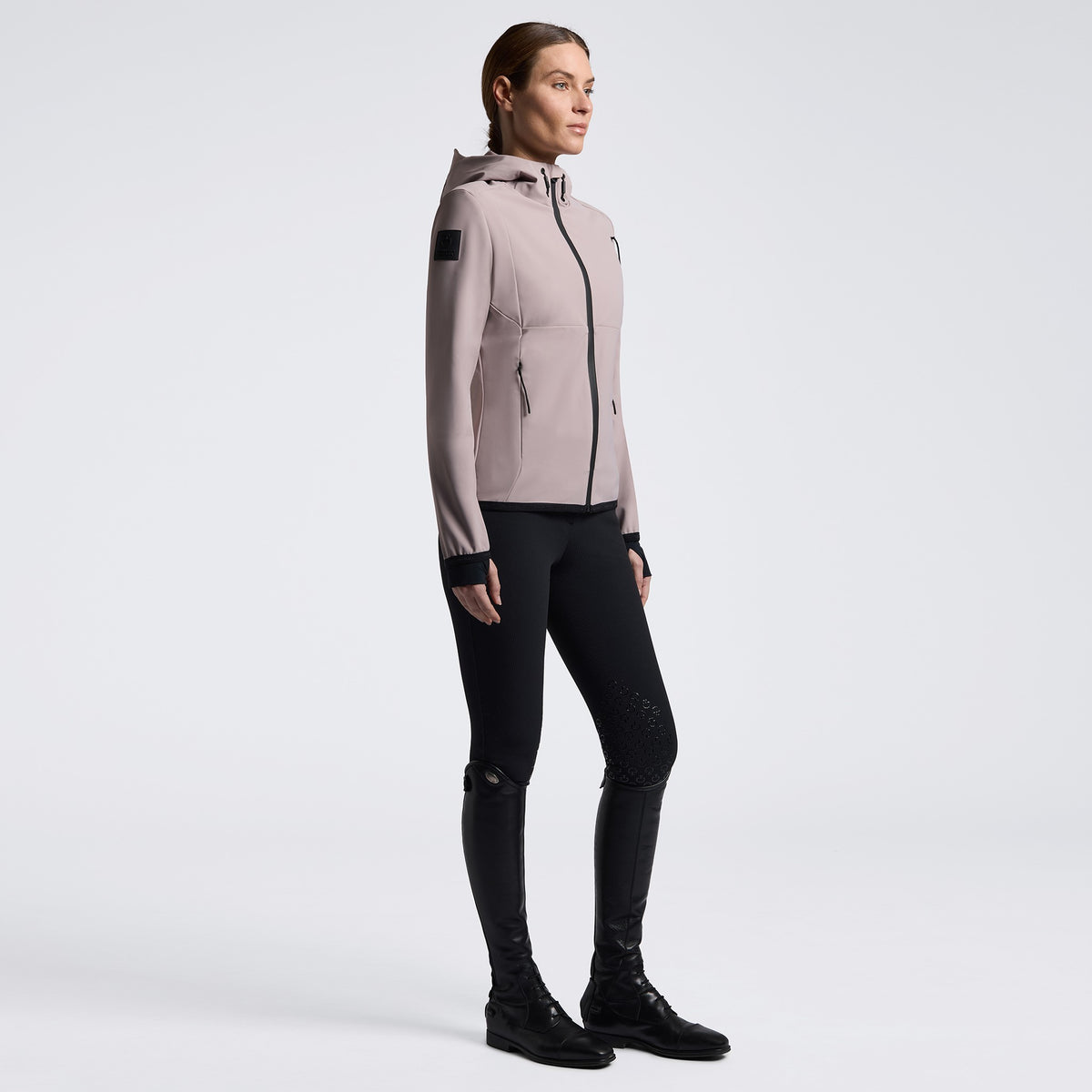 Cavalleria Toscana Ladies Thermal Hooded Performance Softshell Jacket – Cipria