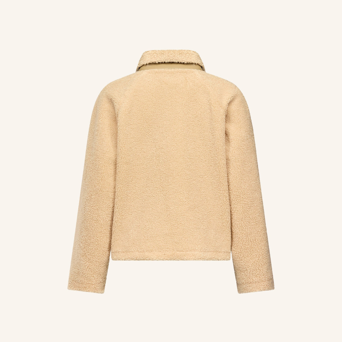 Dada Sport Ladies Tabalou Fleece in Off White, back view