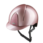 KEP Smart Nova Metal Polish Star in Pink with glitter Star Pink front insert and black chin strap, front view