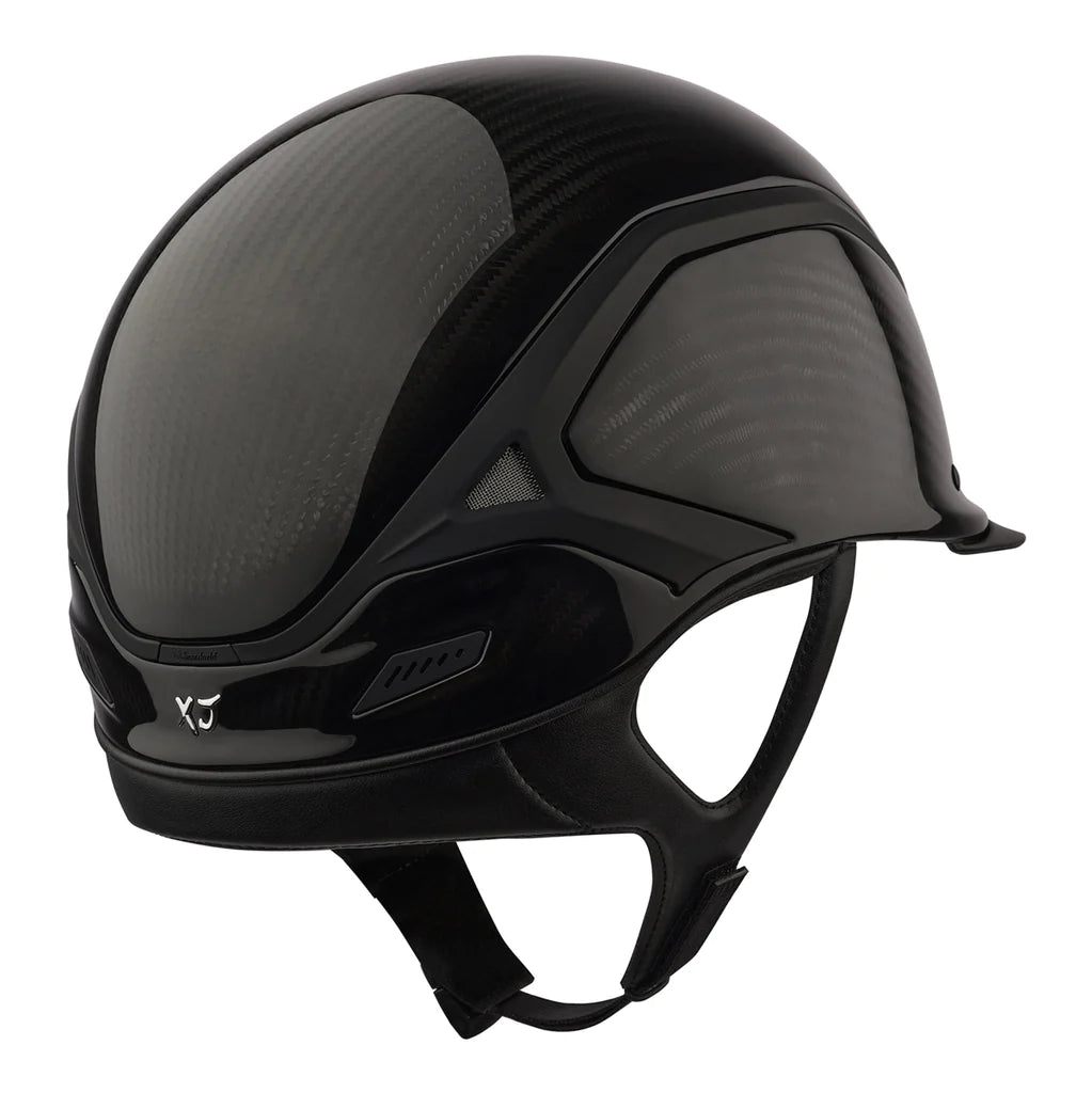 Samshield XJ Darkline Glossy Riding Helmet - Espayo Equestrian