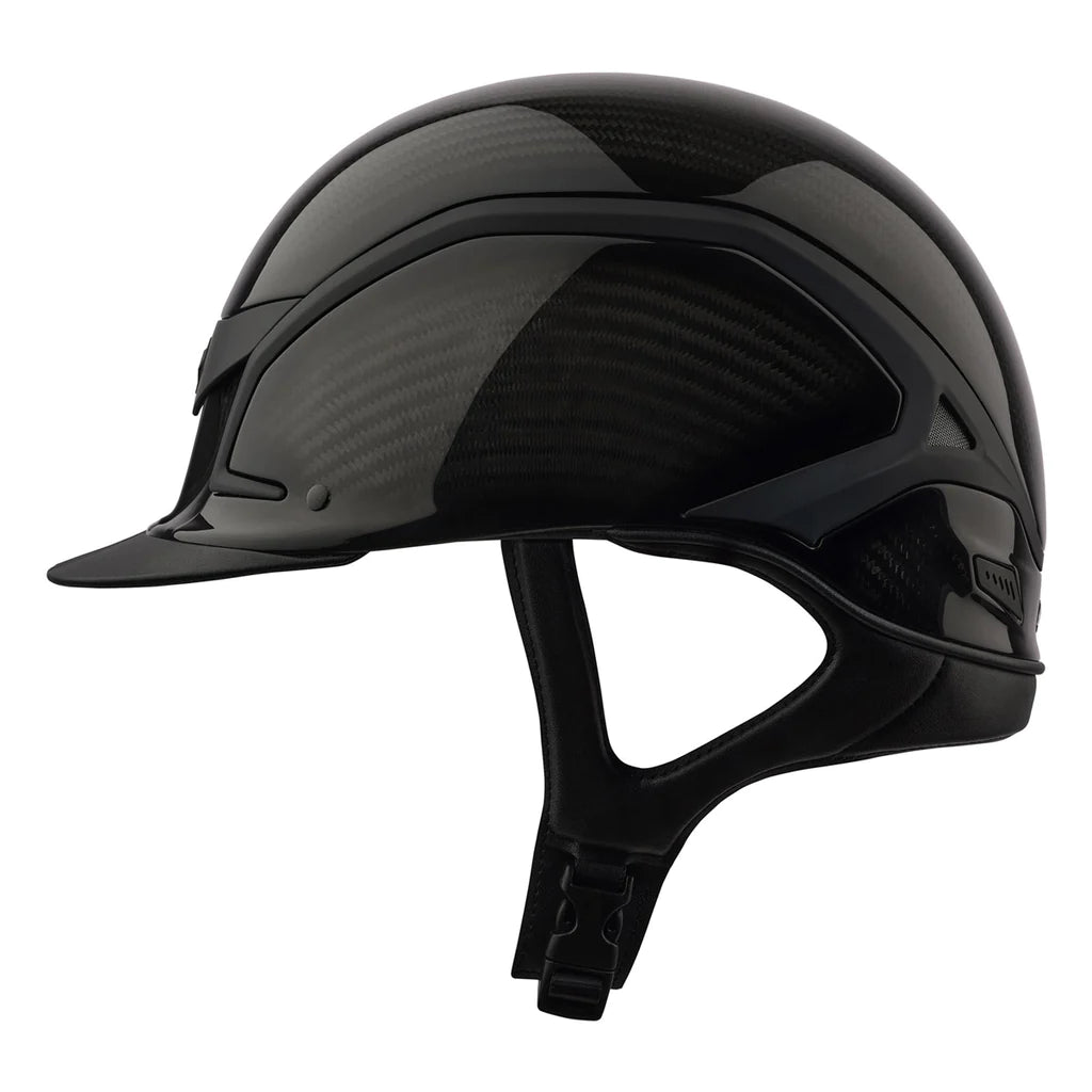 Samshield XJ Darkline Glossy Riding Helmet - Espayo Equestrian