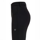 Trolle Ladies Athlete Regular Breeches Knee Grip in Black, competition breeches with silicone knee grip.