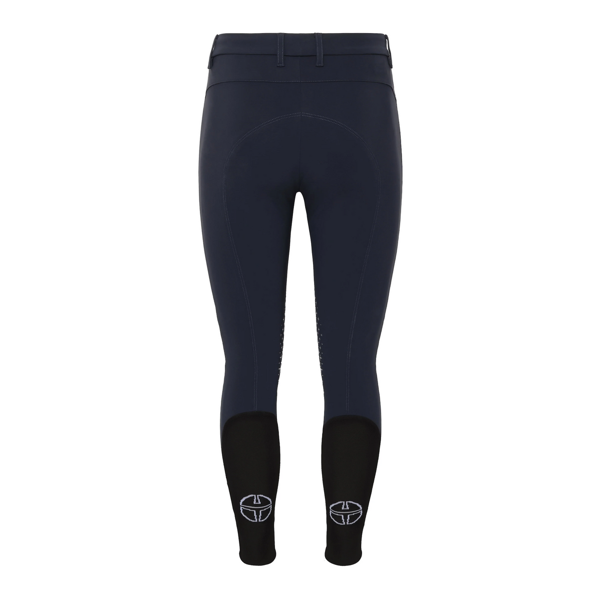 Trolle Ladies Athlete Regular Breeches Knee Grip in Navy, competition breeches with silicone knee grip.