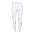 Trolle Ladies Athlete Regular Breeches Knee Grip in White, competition breeches with silicone knee grip.