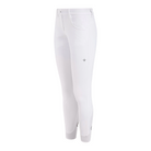 Trolle Ladies Athlete Regular Breeches Knee Grip in White, competition breeches with silicone knee grip.