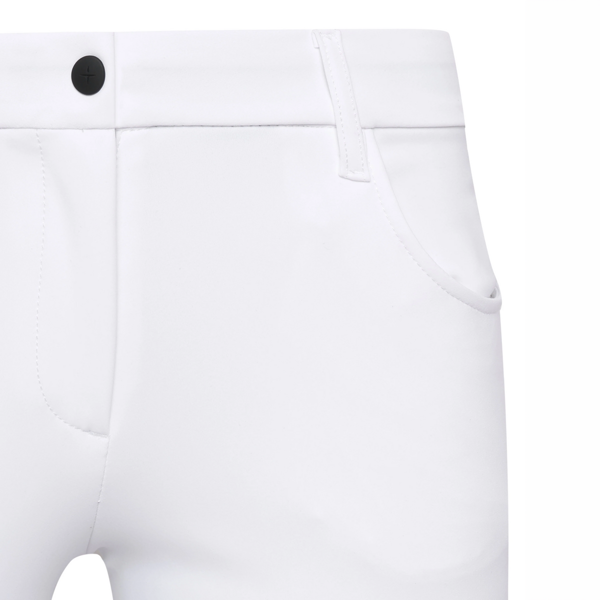Trolle Ladies Athlete Regular Breeches Knee Grip in White, competition breeches with silicone knee grip.