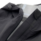 Trolle Ladies Heat-Sealed Breathable Rain Coat in Black, a lightweight waterproof riding coat.