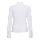 Trolle Ladies Mat High Speed Long Sleeve Show Shirt in White, a breathable long sleeve competition shirt.