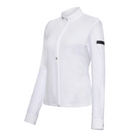Trolle Ladies Mat High Speed Long Sleeve Show Shirt in White, a breathable long sleeve competition shirt.