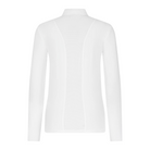 Trolle Ladies New Center Line Long Sleeve Show Shirt in White, a long sleeve competition show shirt.