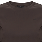 Trolle Ladies Perforated Long Sleeve T-Shirt in Terra Brown, a breathable long sleeve training top.