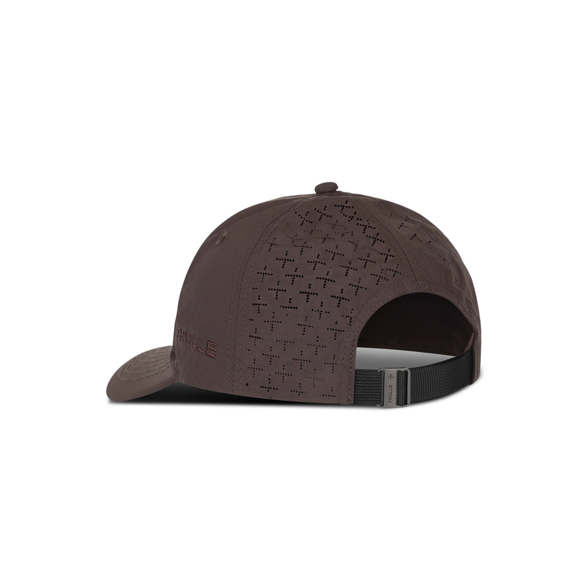 Trolle Unisex Star Logo Cap in Terra Brown, an everyday equestrian cap with embroidered star logo.