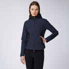 Vestrum Ladies Klosters Softshell Jacket in navy, a ladies softshell jacket with a smart zip-through front.