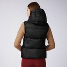 Vestrum Ladies New Jersey Vest in black, a padded equestrian body warmer ideal for layering.
