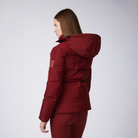 Vestrum Ladies Rovaniemi Puffer Jacket in amaranth red, ladies quilted puffer jacket with a flattering feminine fit.