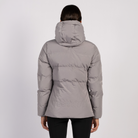 Vestrum Ladies Rovaniemi Puffer Jacket in pearl grey, warm quilted puffer for the yard, riding and casual style.