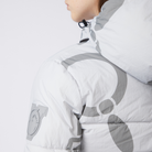 Vestrum Ladies Verbania Puffer Jacket in grey, a warm equestrian puffer jacket ideal for riding and yard wear.