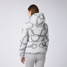 Vestrum Ladies Verbania Puffer Jacket in grey, premium Italian quilted jacket layered for cold-weather style.
