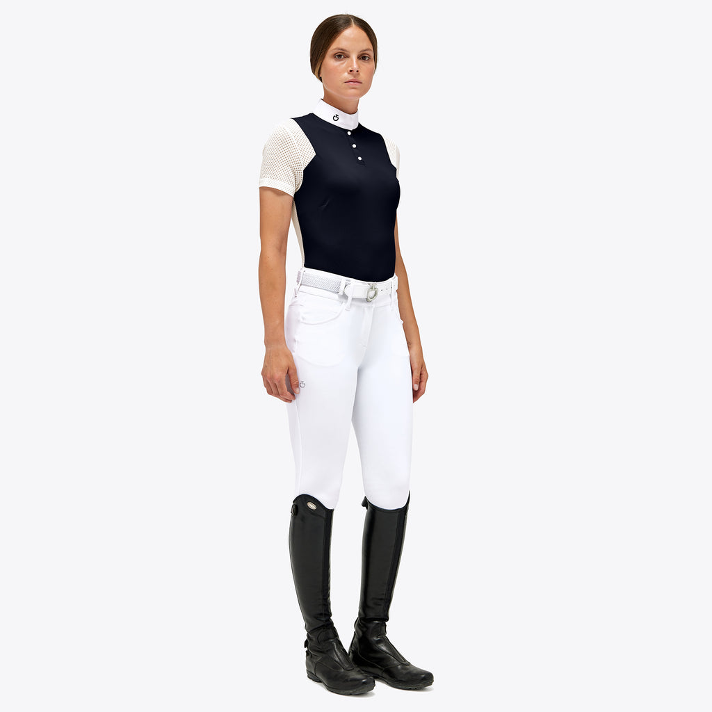 Cavalleria Toscana Ladies Lightweight Tech Mesh Short Sleeve Shirt - Espayo Equestrian