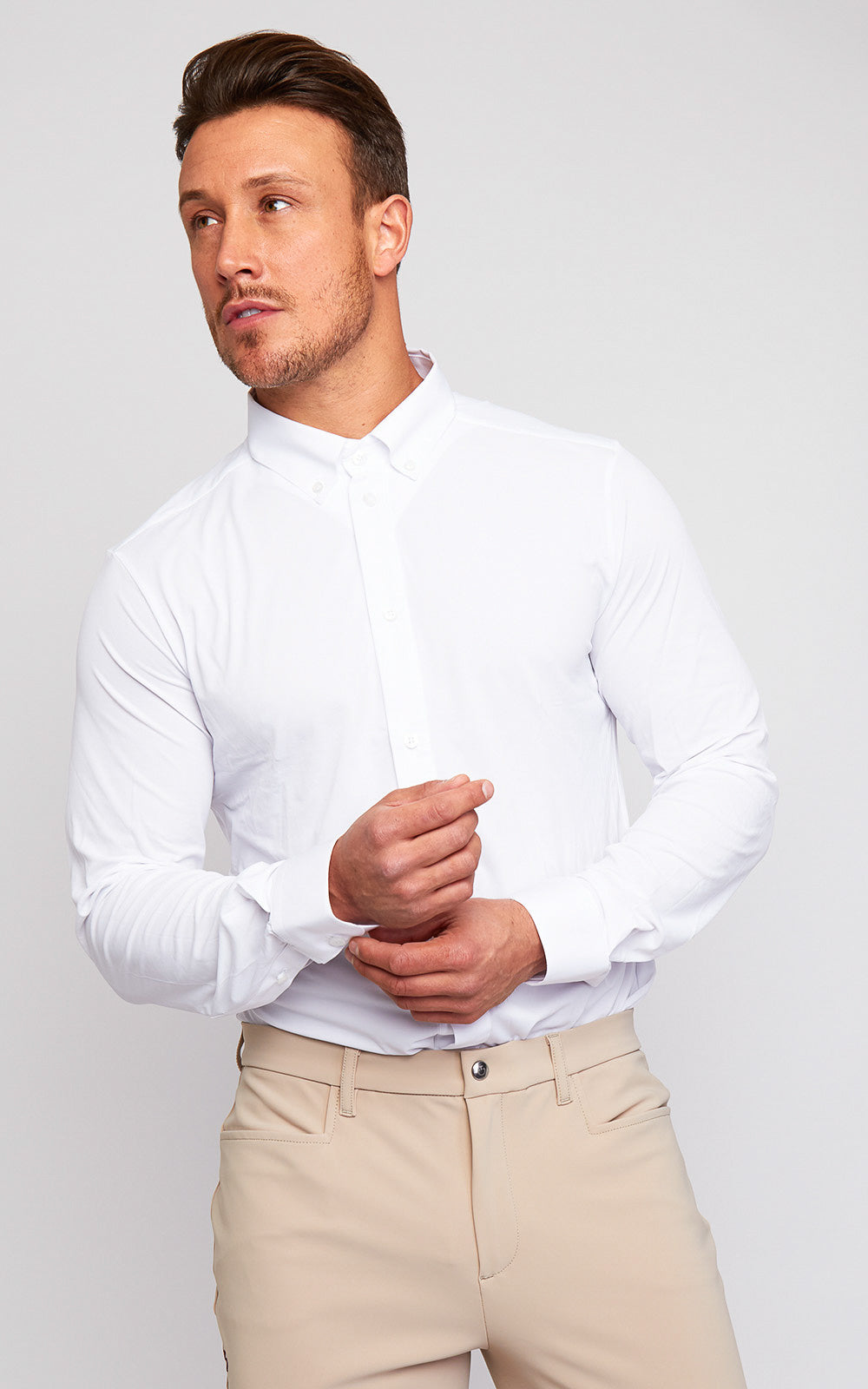 Mens Cavalleria Toscana Long sleeve Guibert Shirt - Espayo Equestrian