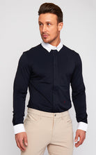 Mens Cavalleria Toscana Long sleeve Guibert Shirt - Espayo Equestrian