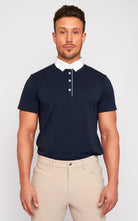 Mens Cavalleria Toscana Piquet Piping Polo - Espayo Equestrian