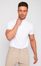 Mens Cavalleria Toscana Competition Polo il Techinal Pique Shirt - Espayo Equestrian