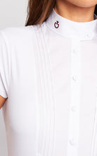 Ladies Cavalleria Toscana Short Sleeve Shirt With Bib - Espayo Equestrian