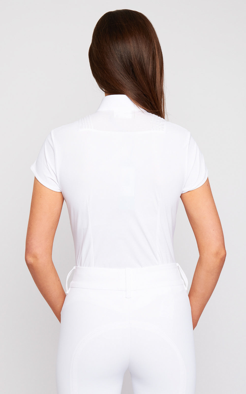 Ladies Cavalleria Toscana Short Sleeve Shirt With Bib - Espayo Equestrian