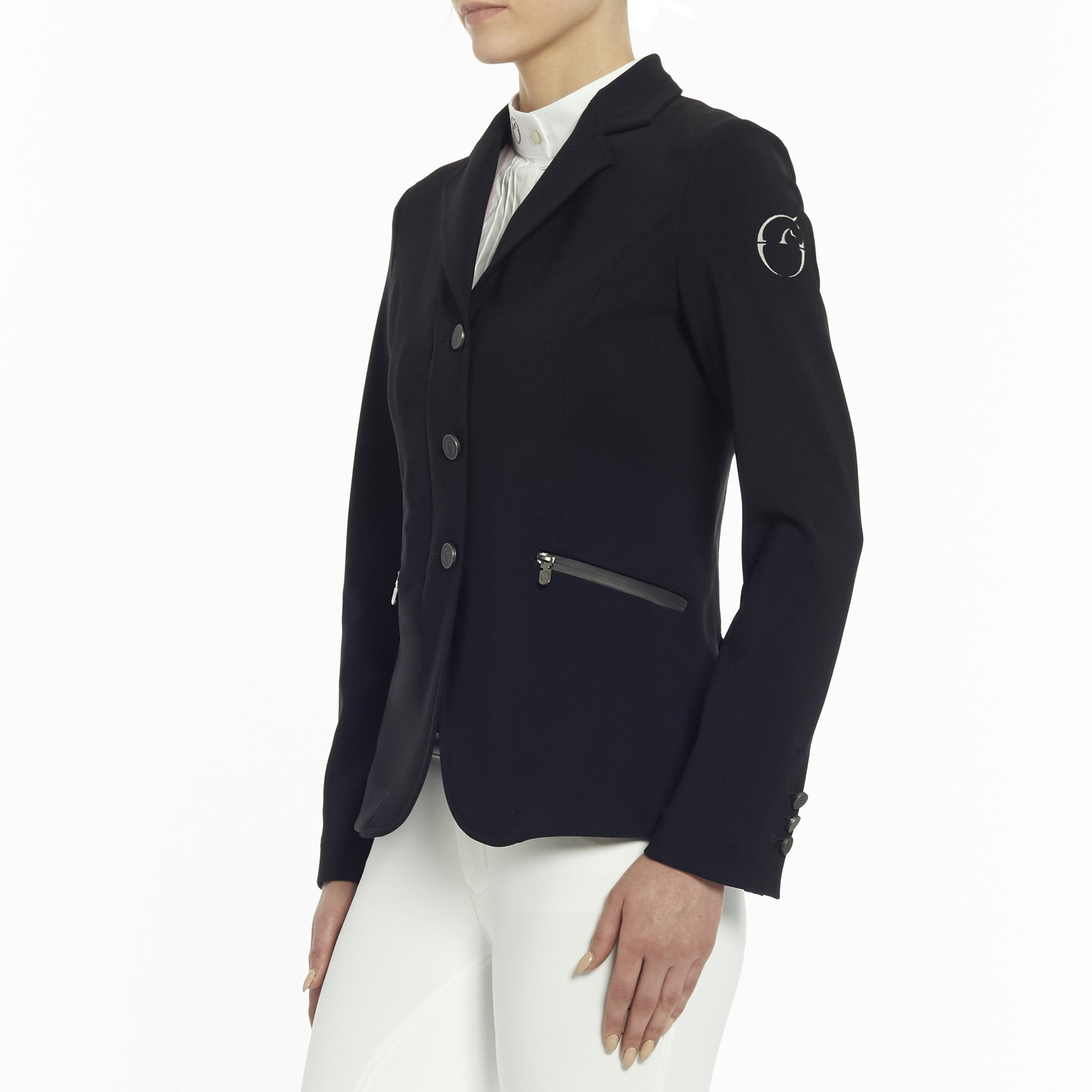 Vestrum Ladies Montevideo Show Jacket in tailored fabric, featuring a classic cut, lapel collar, and detailed stitching.